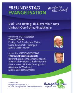 Freundestag Evangelisation 2015