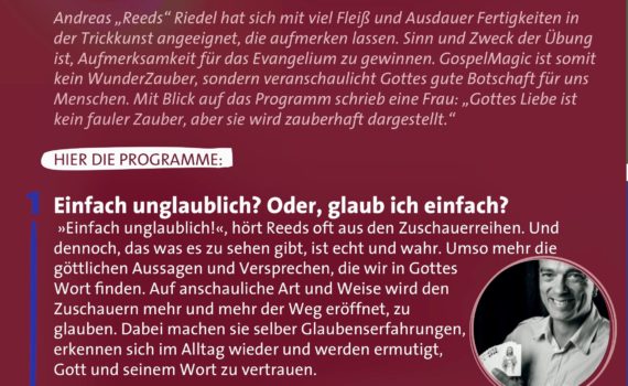 Gospel Magic mit Andreas Riedel