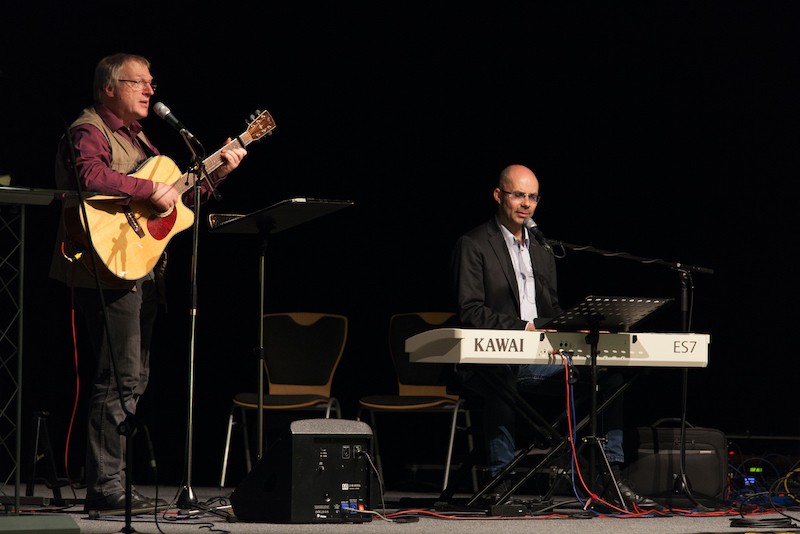 Michael Kaufmann und Ronny Neumann on stage