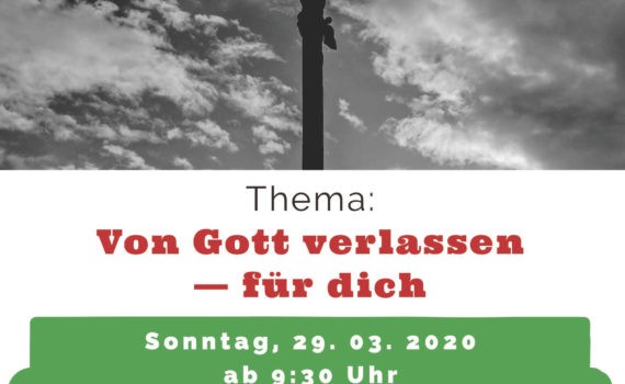 Werbung Gottesdienst 29.03.2020