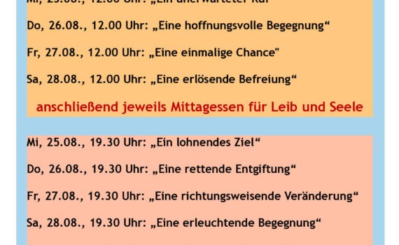 Leuchtturmtage 25. bis 29.08.2021 Zeitz