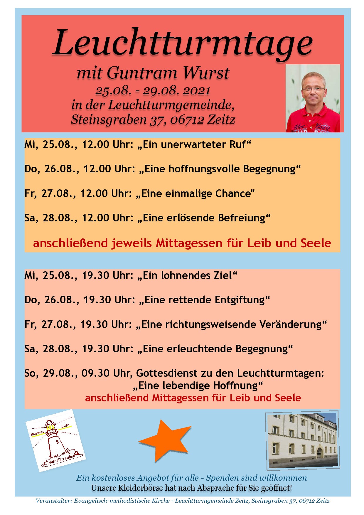 Leuchtturmtage 25. bis 29.08.2021 Zeitz