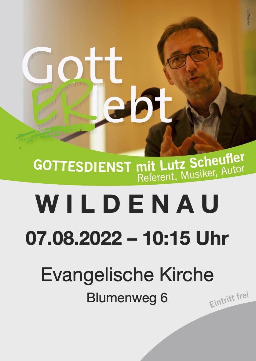 Flyer Gottesdienst in Wildenau 07.08.2022