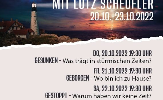 Flyer Vortragsreihe vom 20.-23.10.2022