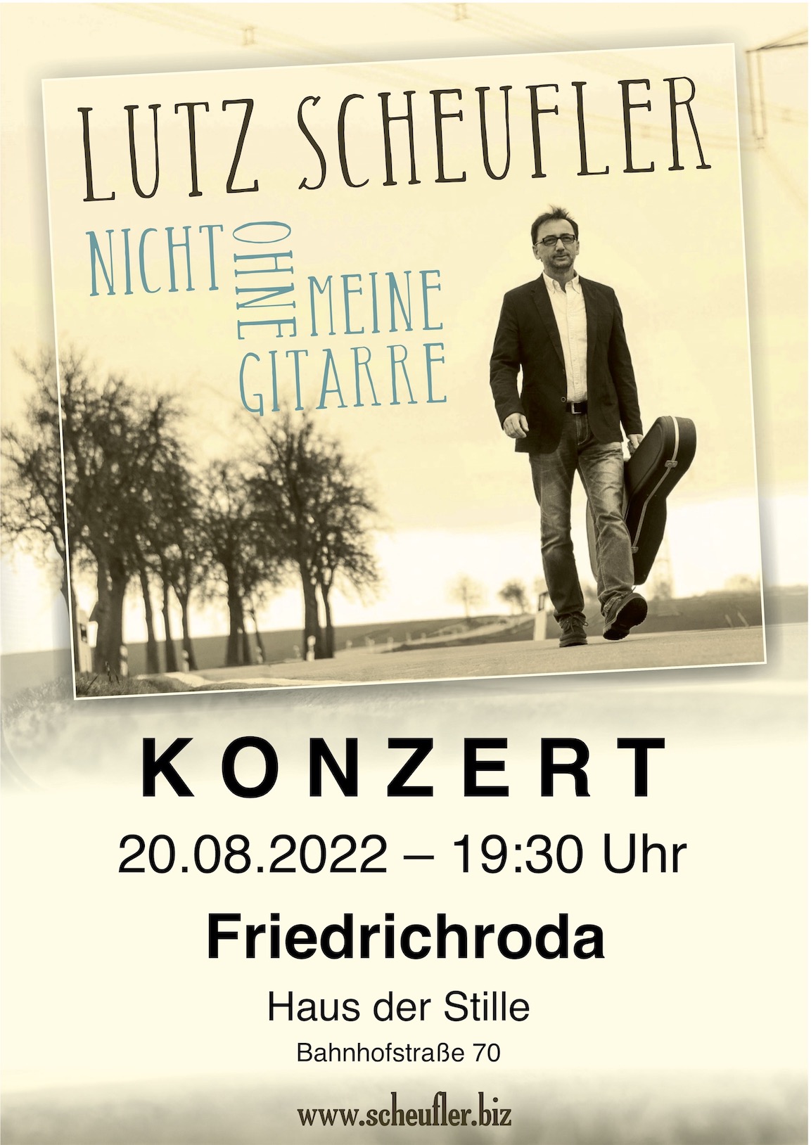 Lutz Scheufler-Konzert Friedrichroda 20.08.2022