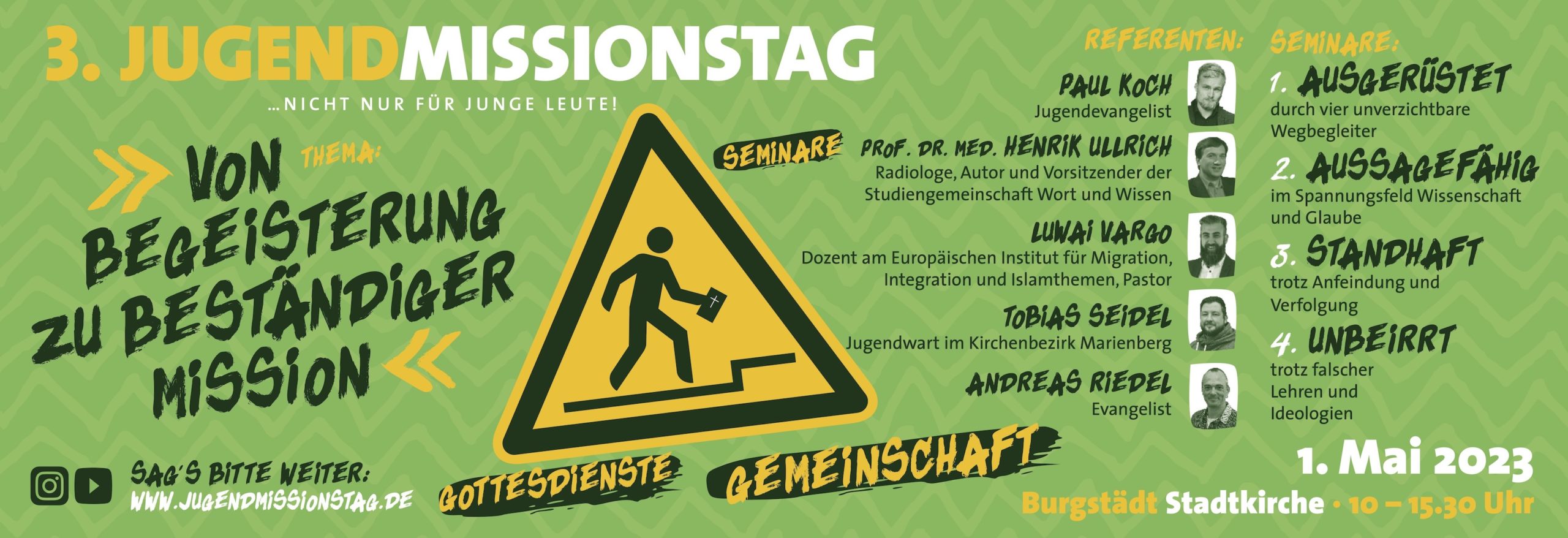 3. Jugendmissionstag am 01.05.2023 in Burgstädt