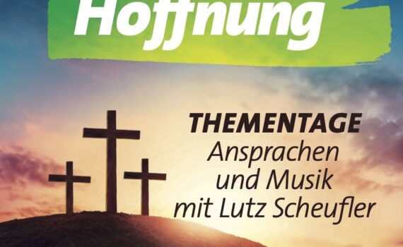 Plakat Thementage mit Lutz Scheufler vom 23. bis 27. April 2024 in Eisenberg