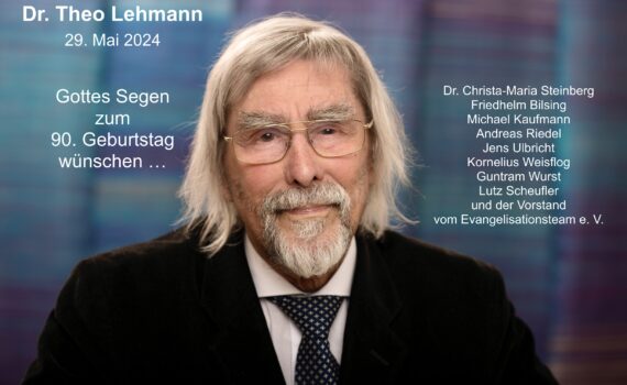Glückwunschkarte 90. Geburtstag Theo Lehmann