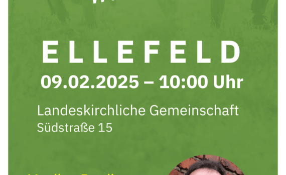 Plakat "Herzenssache – Was bin ich wert?" mit Lutz Scheufler am 09.02.2025 in Ellefeld