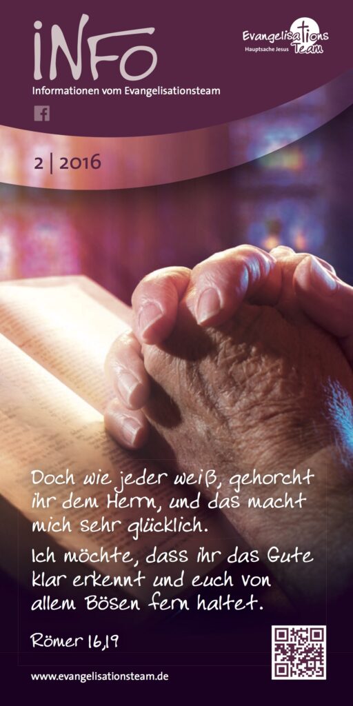 Cover Rundbrief INFO 2/2016