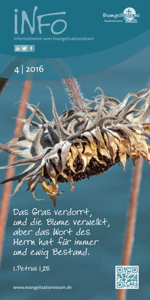 Cover Rundbrief INFO 4/2016